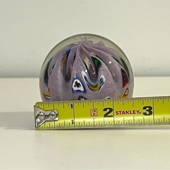 Wheaton Village glass art paperweight signed by WH - Picture 10 of 10